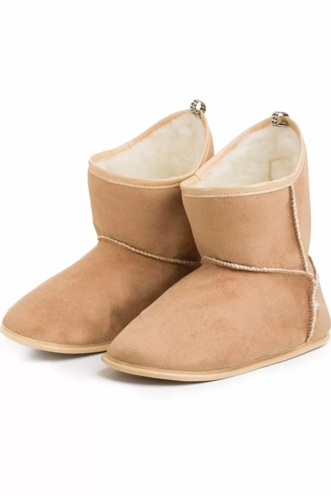 Danefæ Alwero Booties Ozy Velour Light Brown Outlet