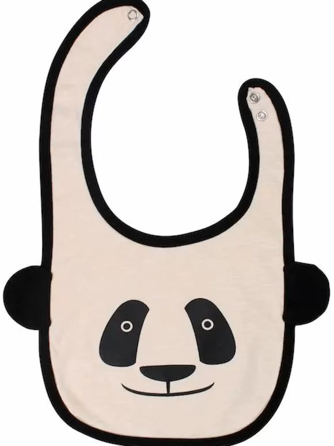 Danefæ Baby Bib Black/Putty Panda Best Sale