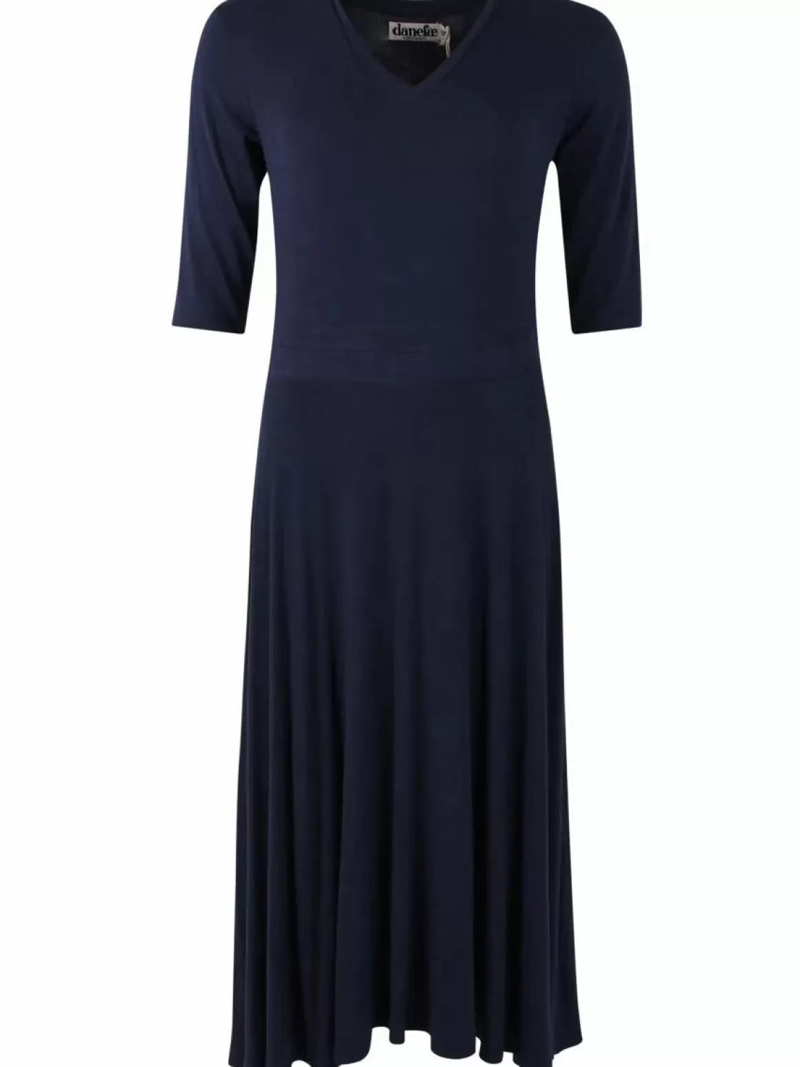 Danefæ Danandersen Viscose Dress Navy Hot