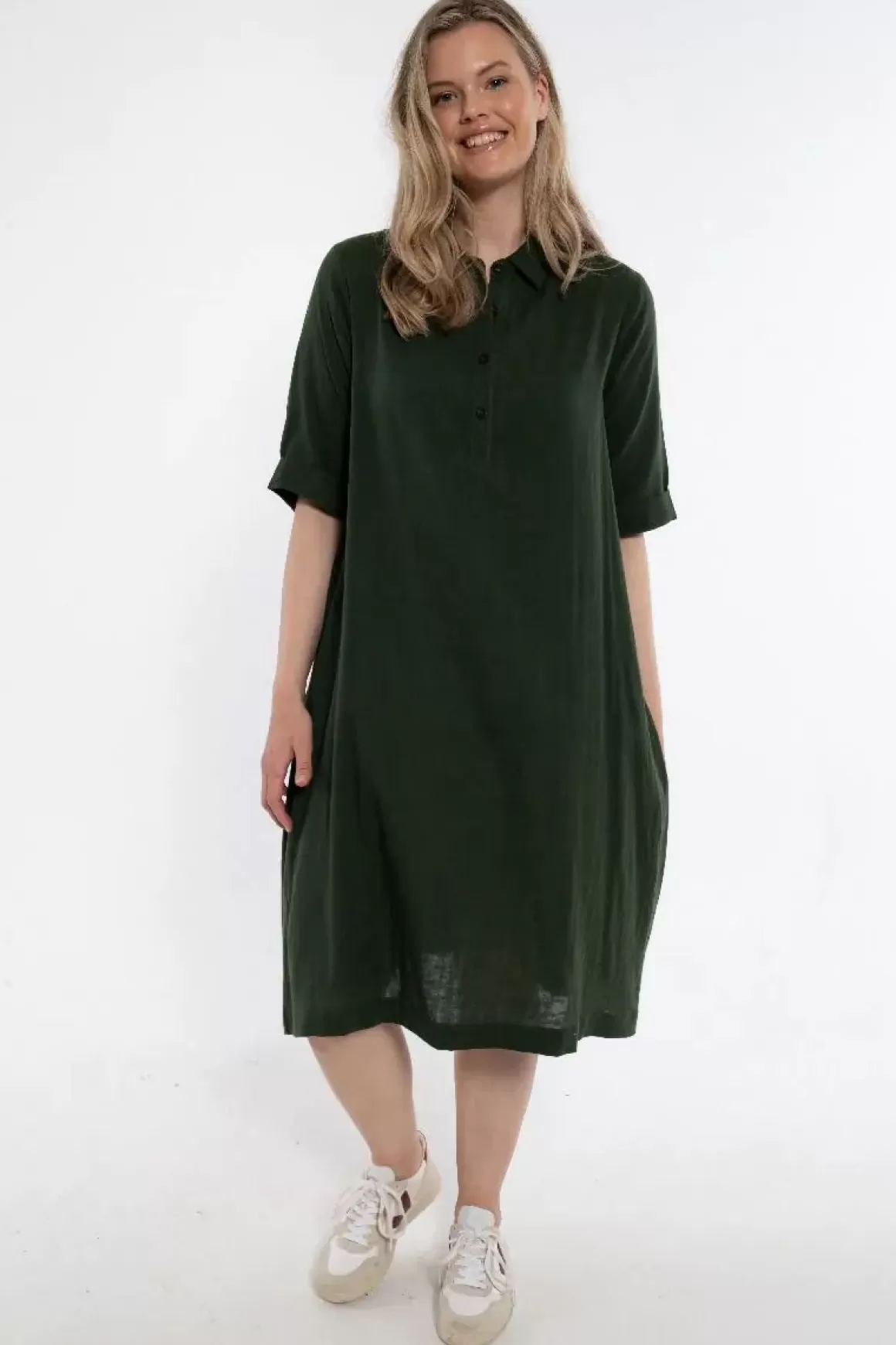 Danefæ Danane Cloth Dress Dk Army Discount