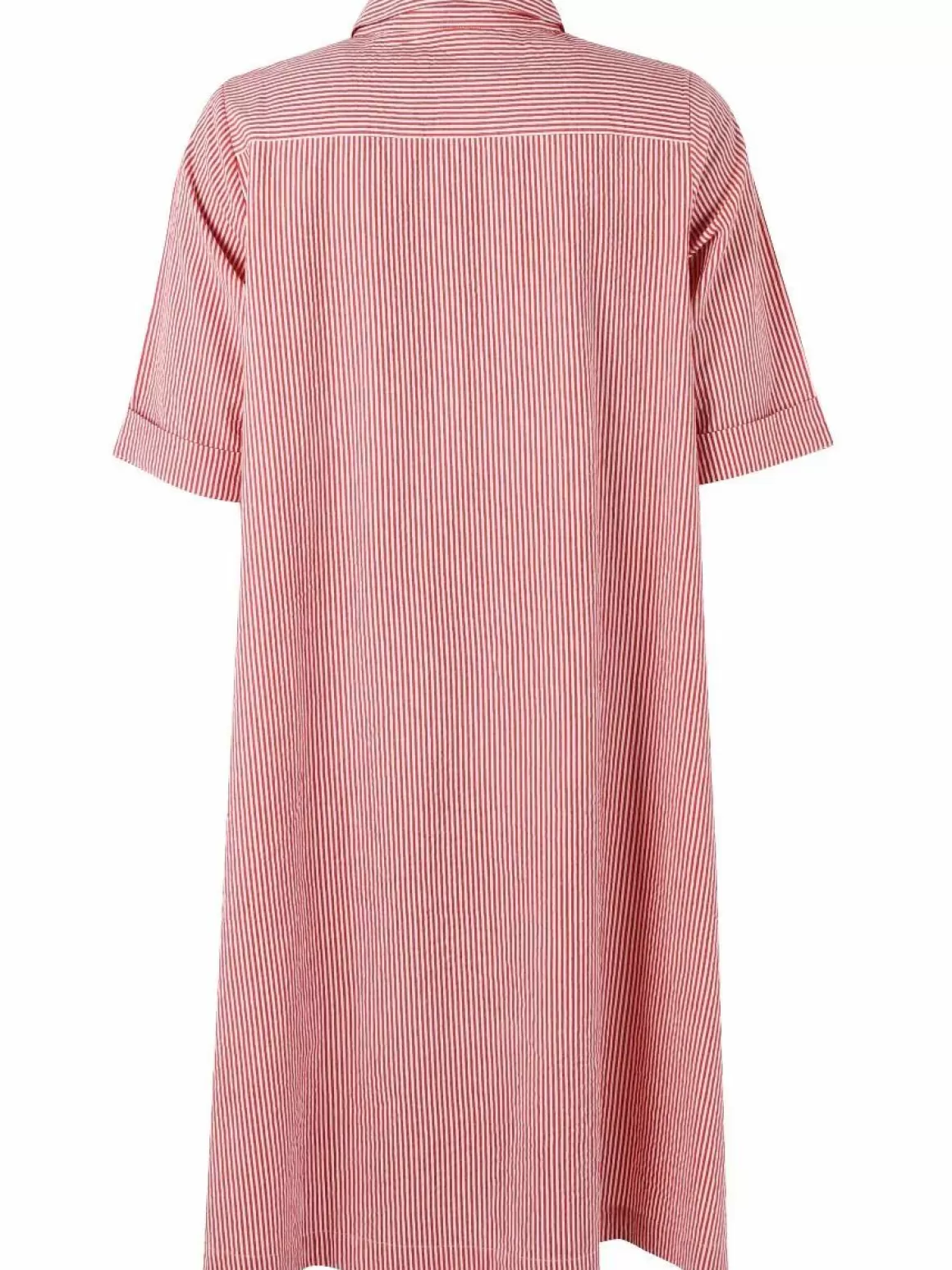 Danefæ Danane Searsucker Dress Bright Red/Chalk Discount