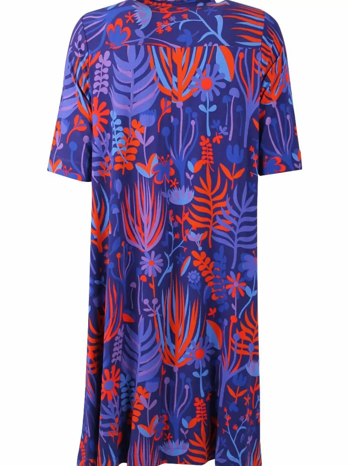 Danefæ Dananemone Viscose Dress Deep Marine Walkabout Hot