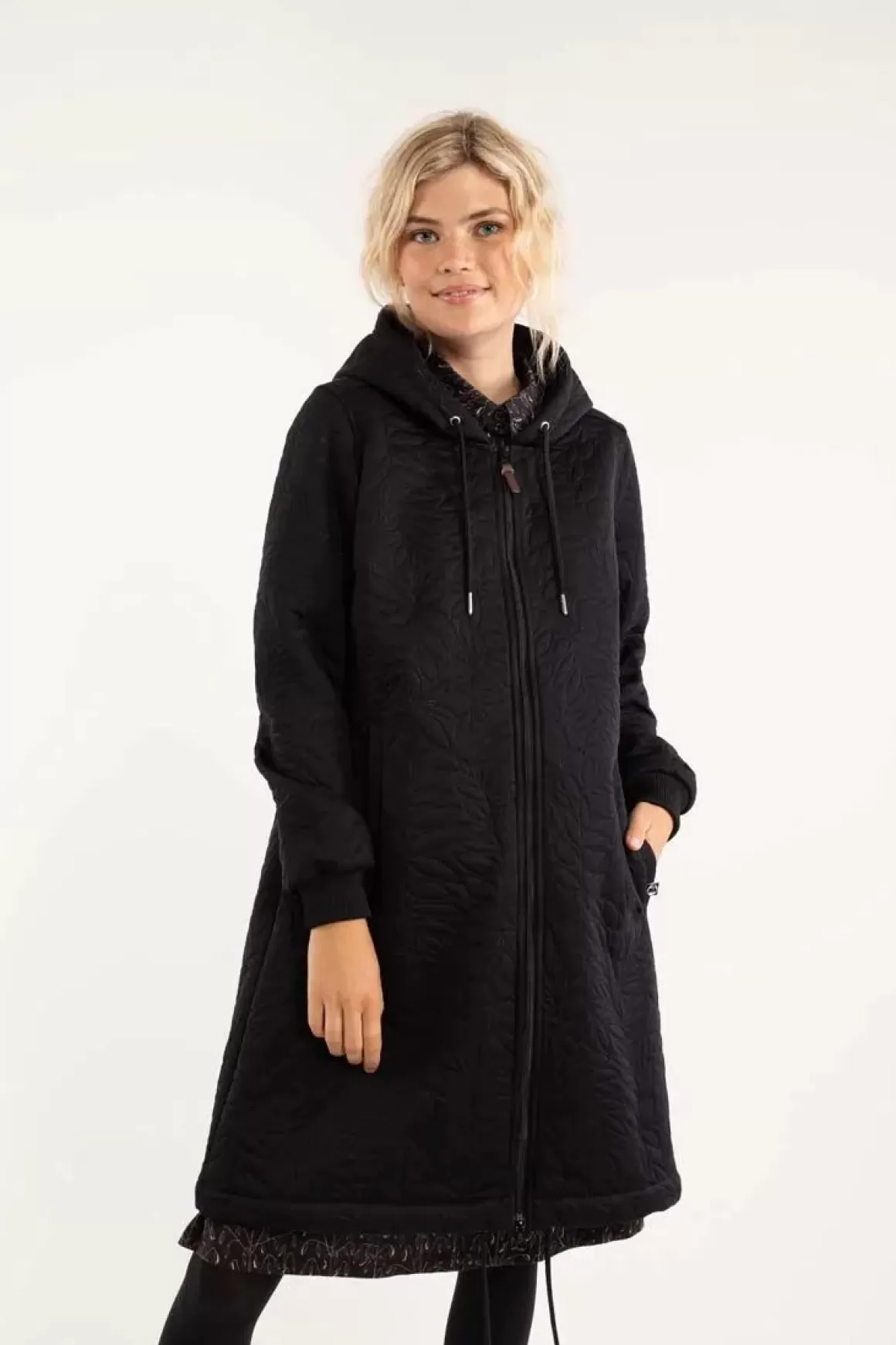 Danefæ Danebakke Thermo Coat Black Leaf Cheap