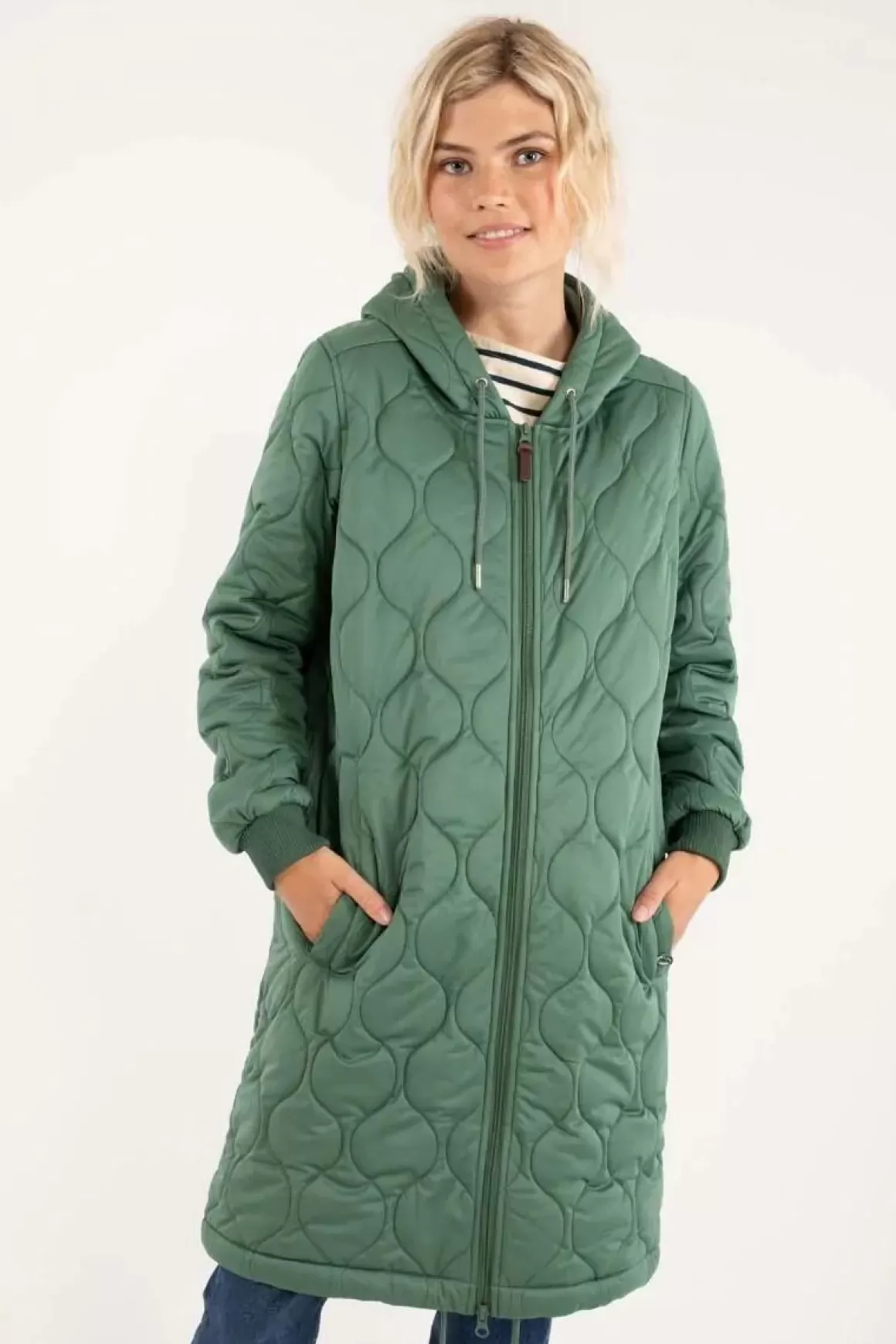 Danefæ Danebakke Thermo Coat Rover Khaki Bubbles Outlet