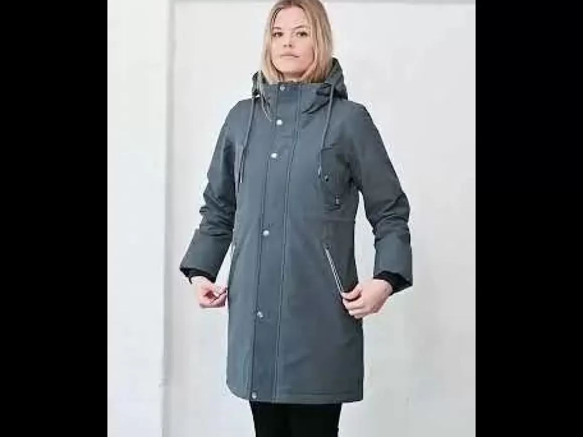 Danefæ Danebeate Winter Parka Blue Steel Sale