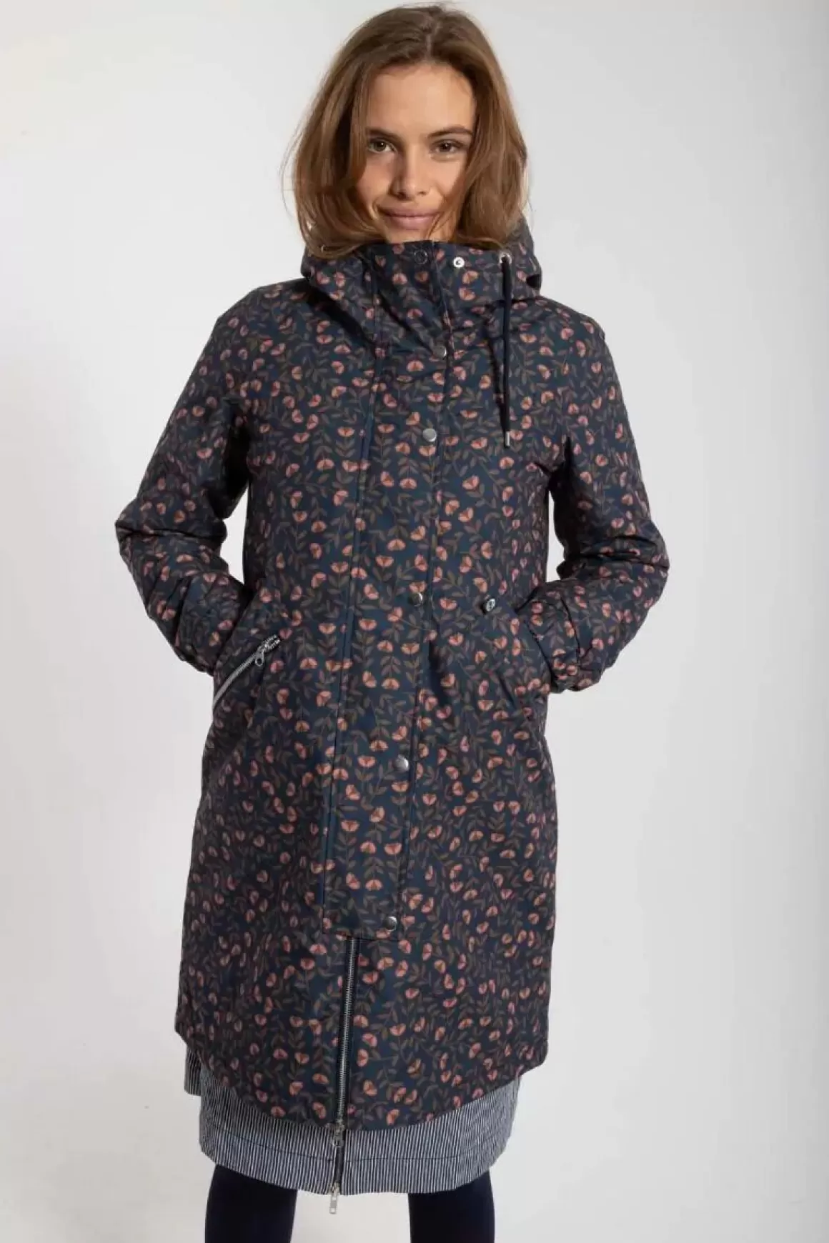 Danefæ Danebrunhilde Winter Parka Navy Fleurie Best Sale