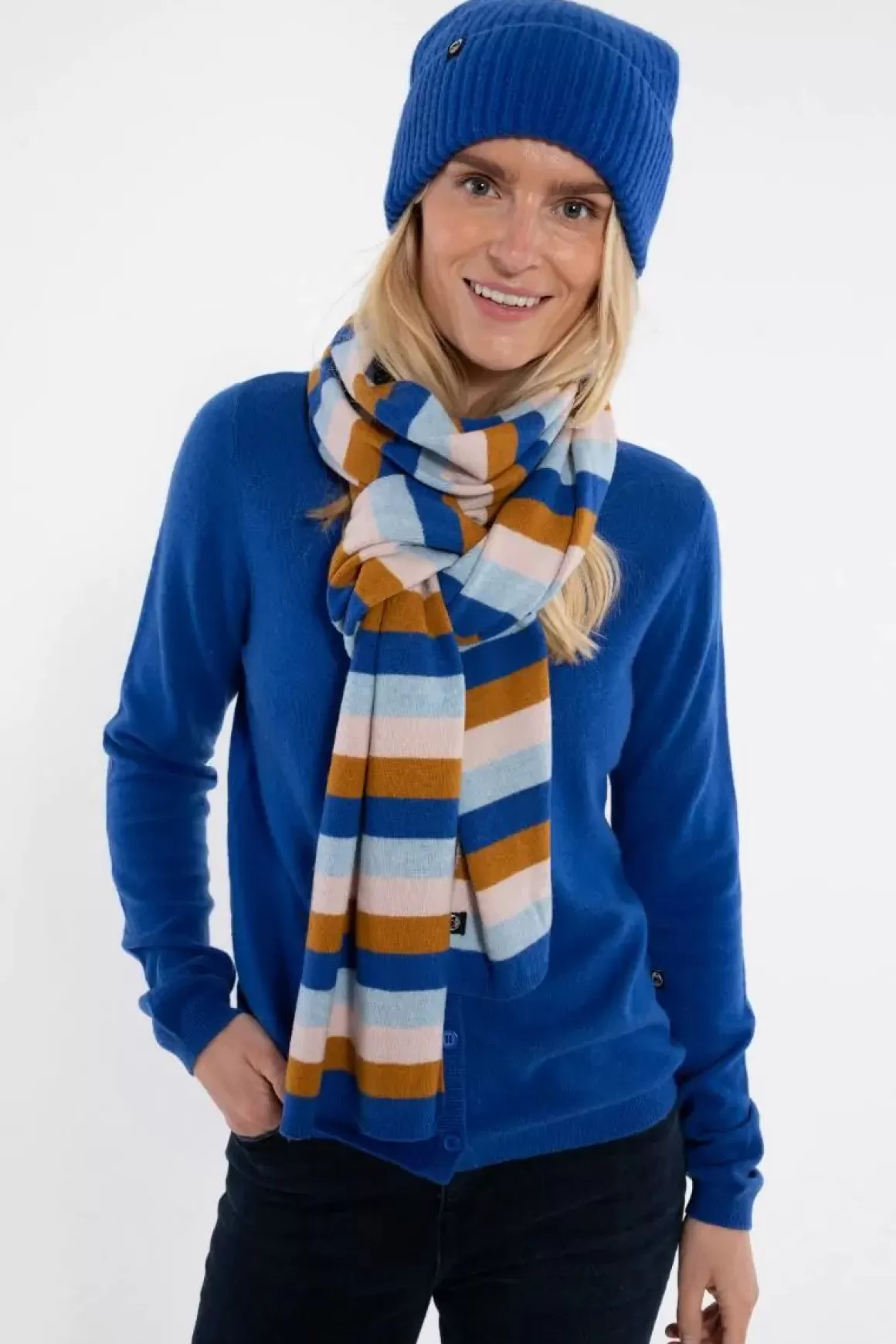 Danefæ Danebundle-Up Merino Scarf Gentle Stripe Cheap