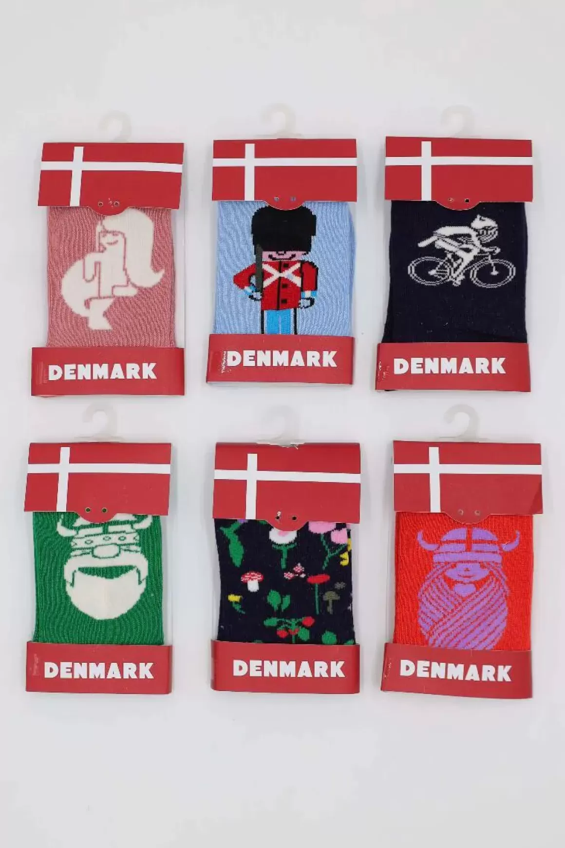 Danefæ Danedanmark Kids Socks Bright Red Freja Best