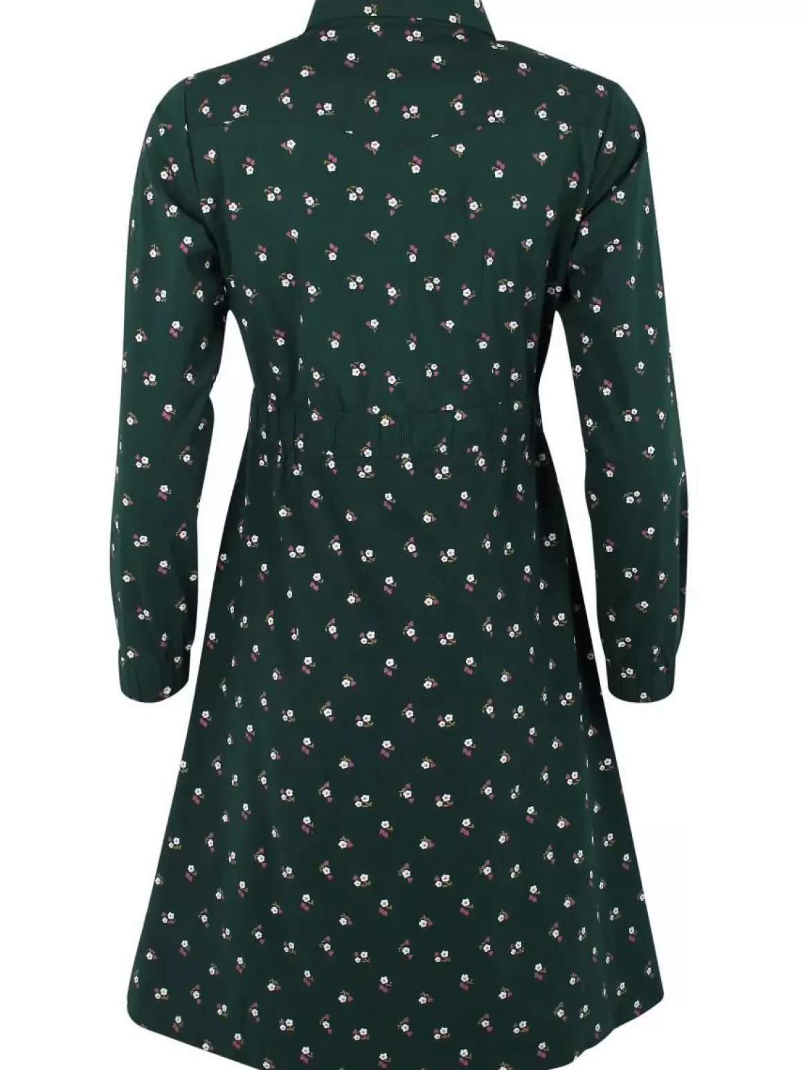 Danefæ Daneditte Poplin Dress Deep Forest Miniflower Sale