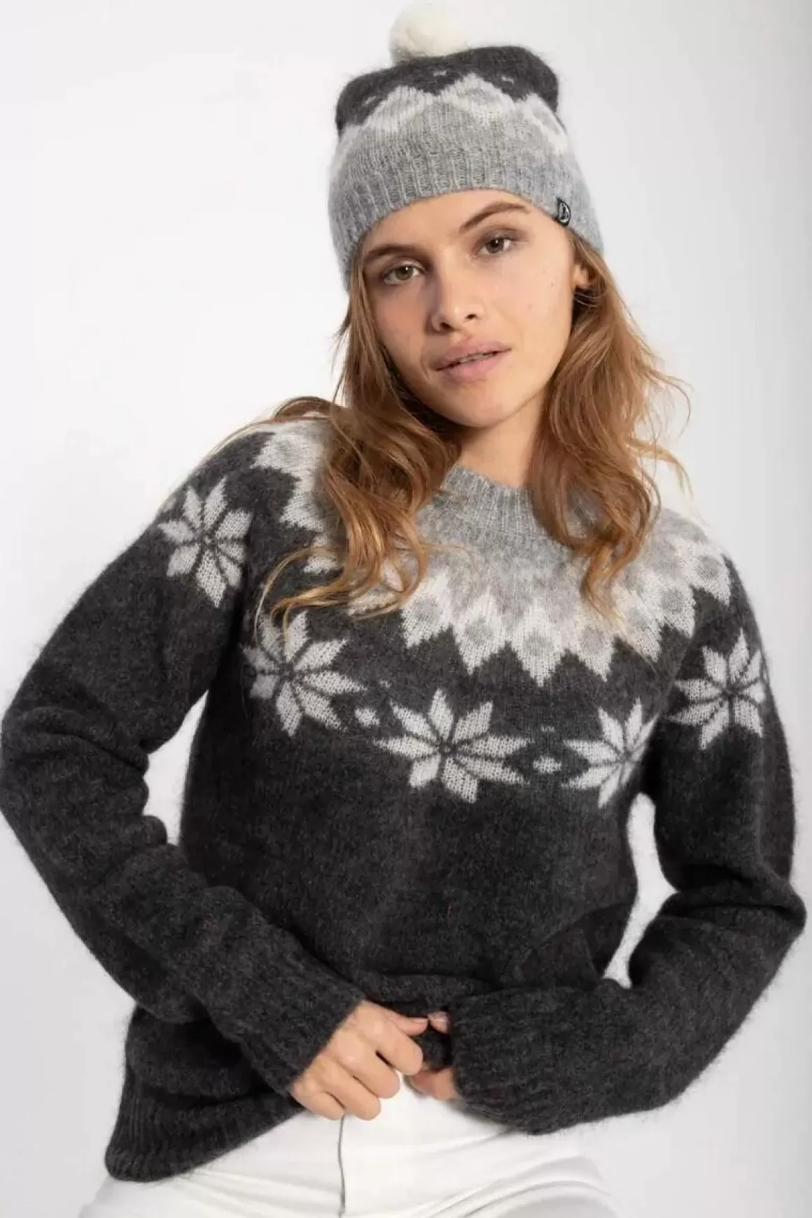 Danefæ Danefjeld Sweater Grey Melange Cheap