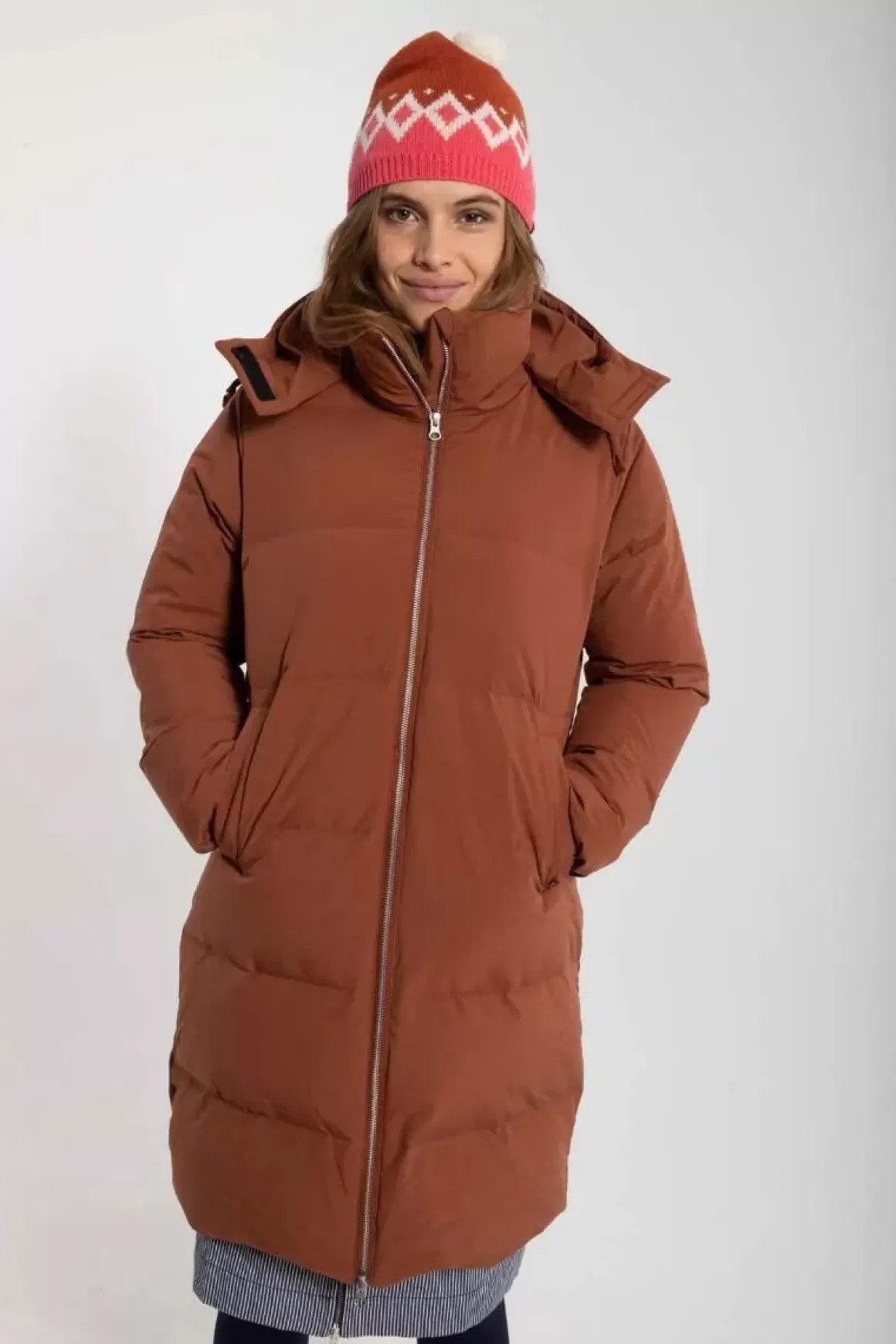 Danefæ Daneget Down Winter Coat Beige Rose Outlet