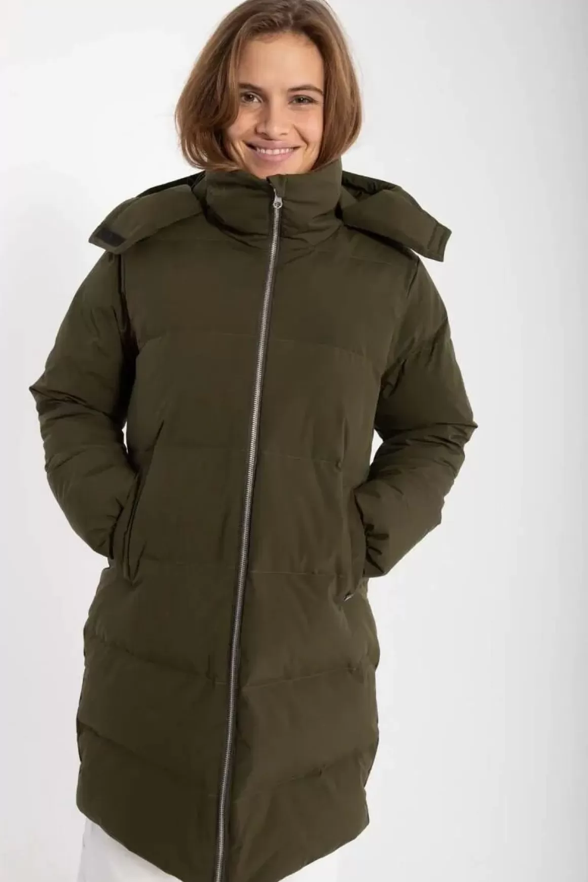 Danefæ Daneget Down Winter Coat Warm Khaki Clearance