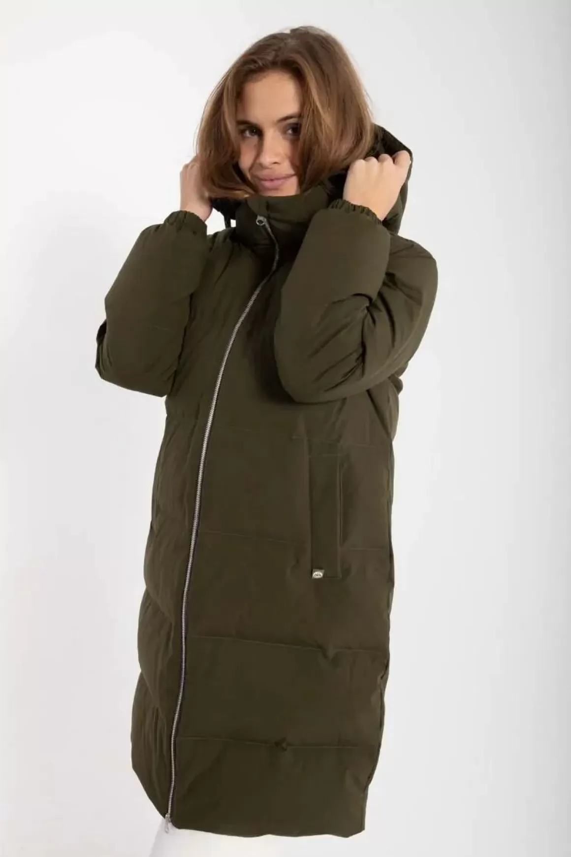 Danefæ Daneget Down Winter Coat Warm Khaki Clearance