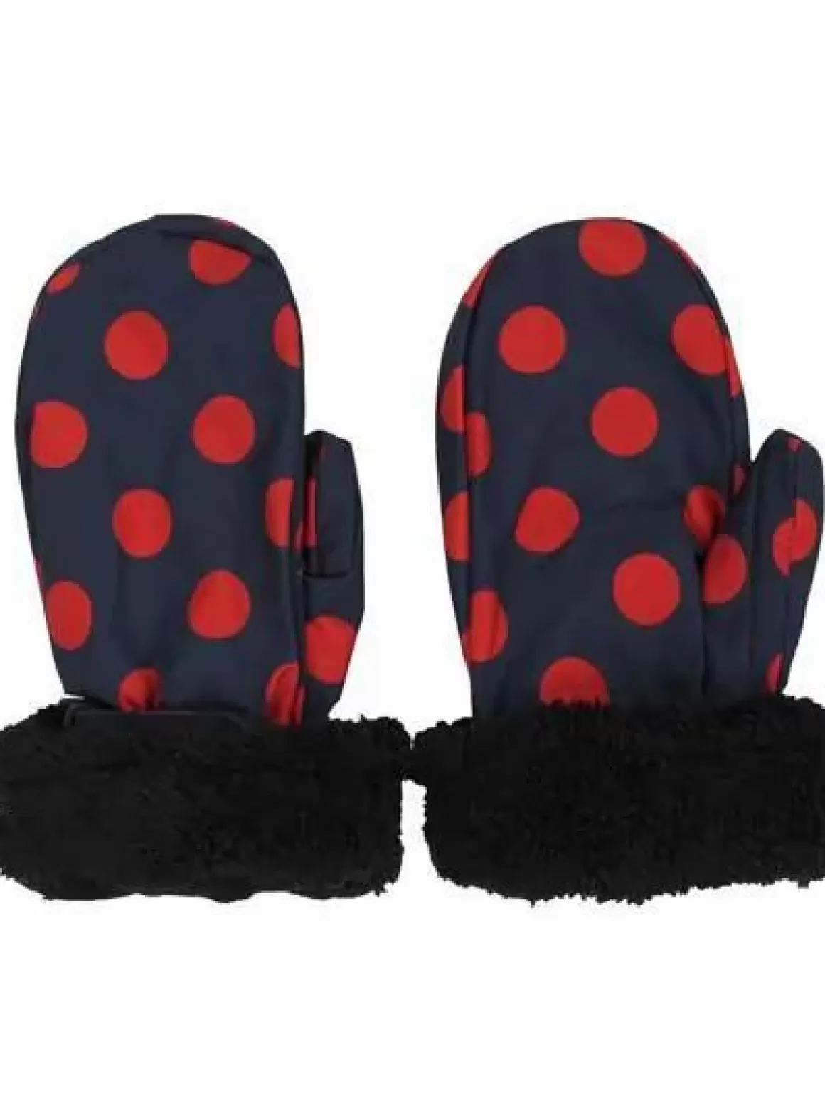 Danefæ Danehandy Mittens Dark Navy/Dark Rust Dots Discount