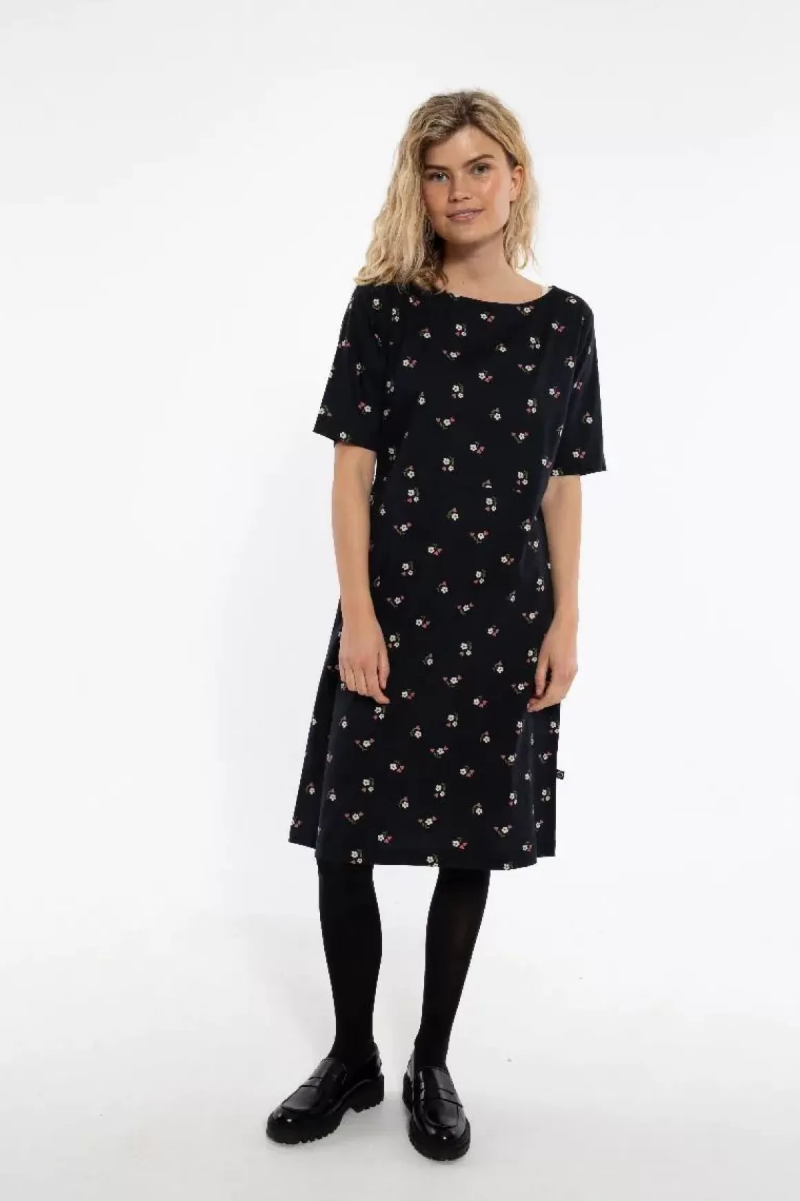 Danefæ Danehyacinth Dress Black Miniflower Fashion