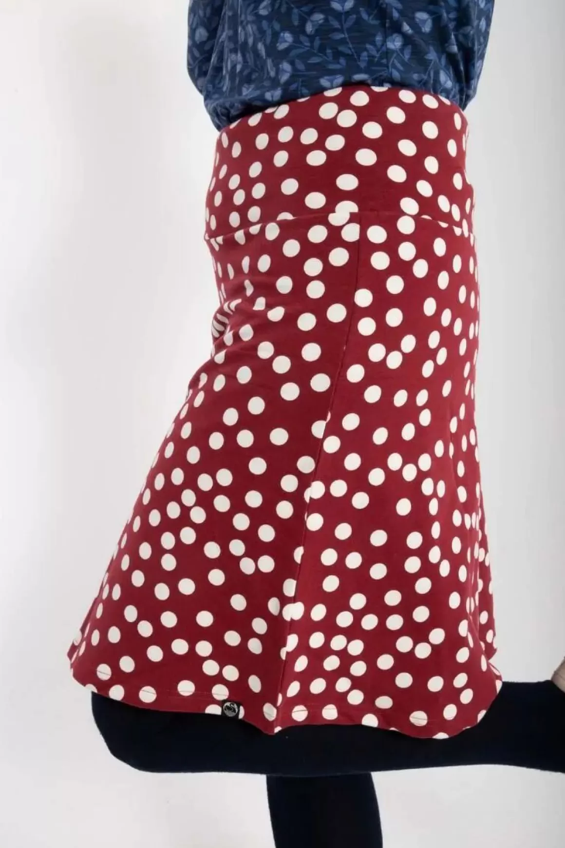 Danefæ Danelissen Skirt Red Wine/Chalk Fundots Flash Sale