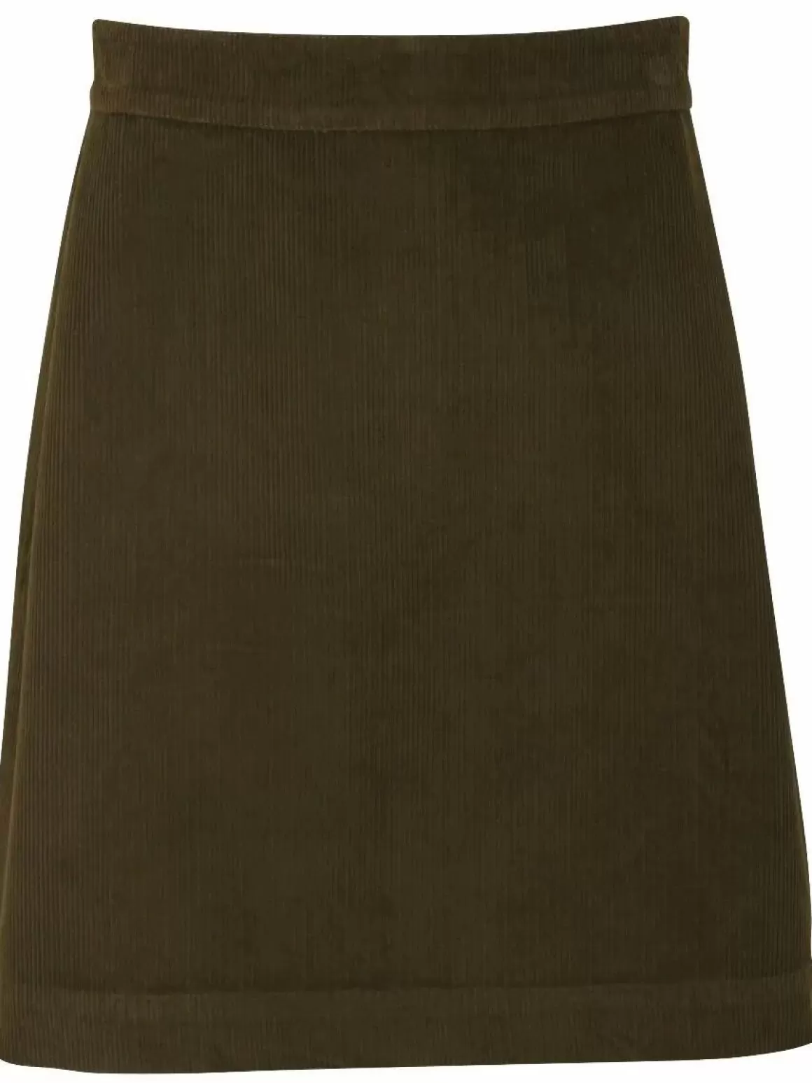 Danefæ Danelondon Cord Skirt Olive Outlet