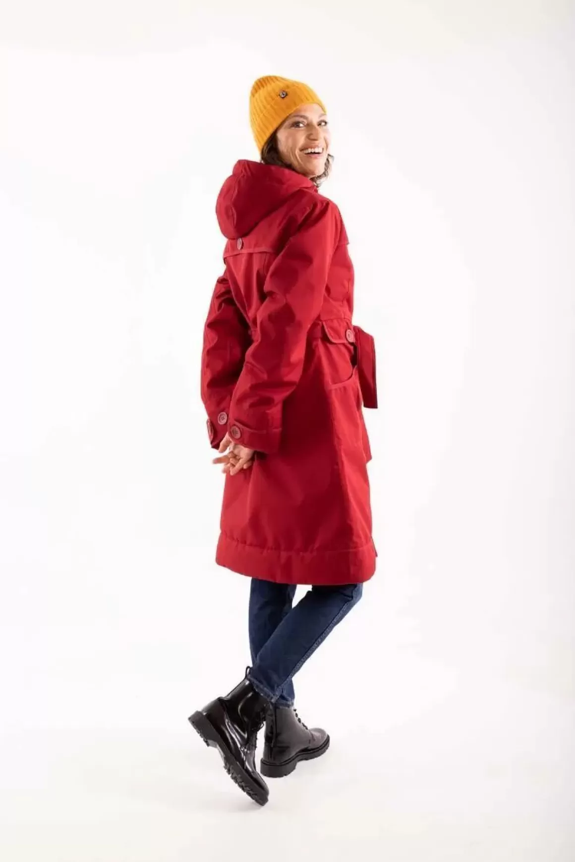 Danefæ Danelse Stretch Winter Jacket Dark Red Sale