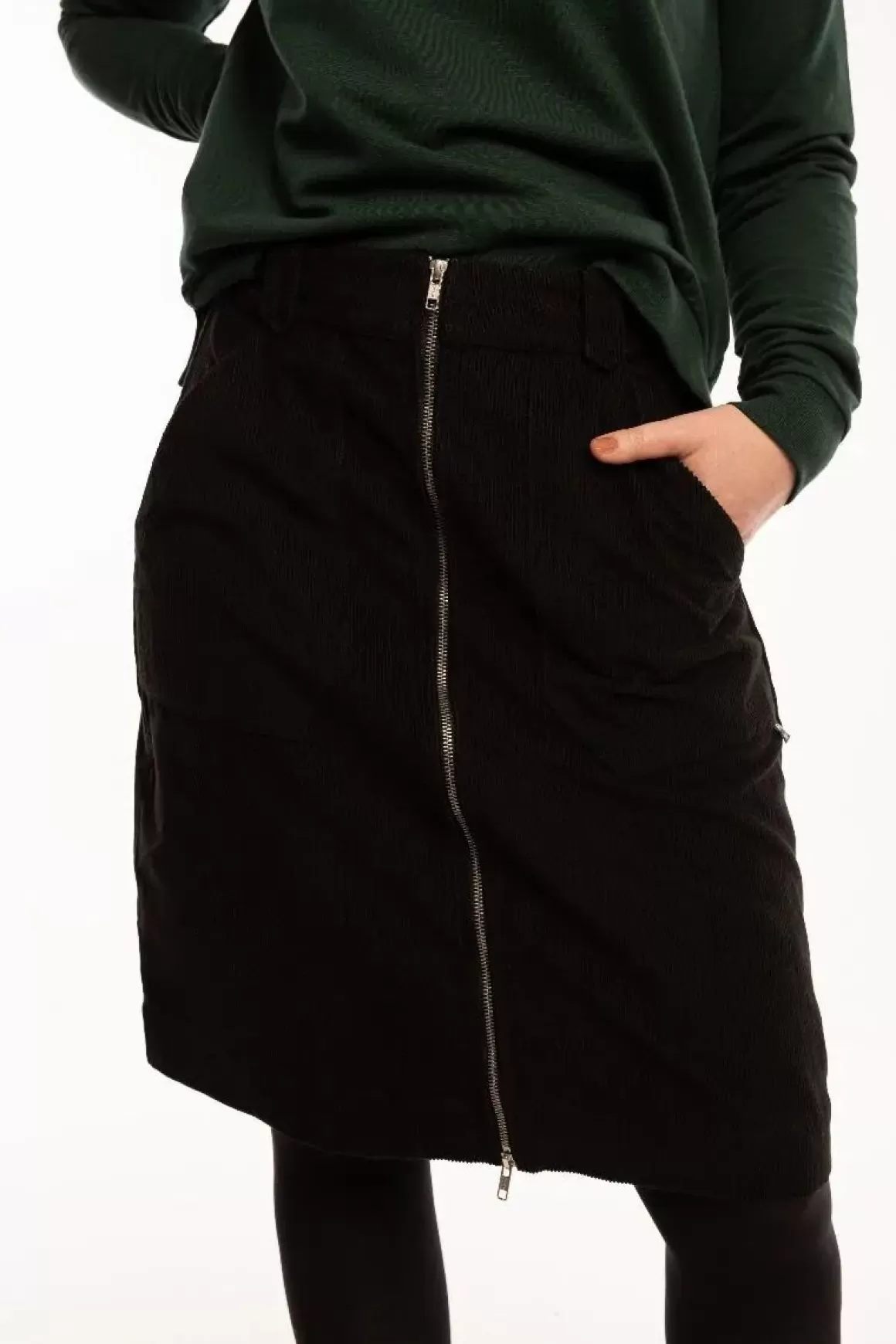 Danefæ Danemadelaine Cord Skirt Black Sale