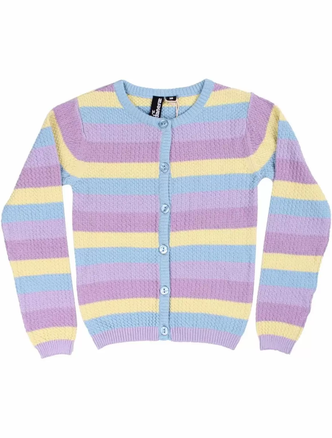 Danefæ Danemerle Pearl Cardigan Lt Lilac / Pale Yellow Cheap