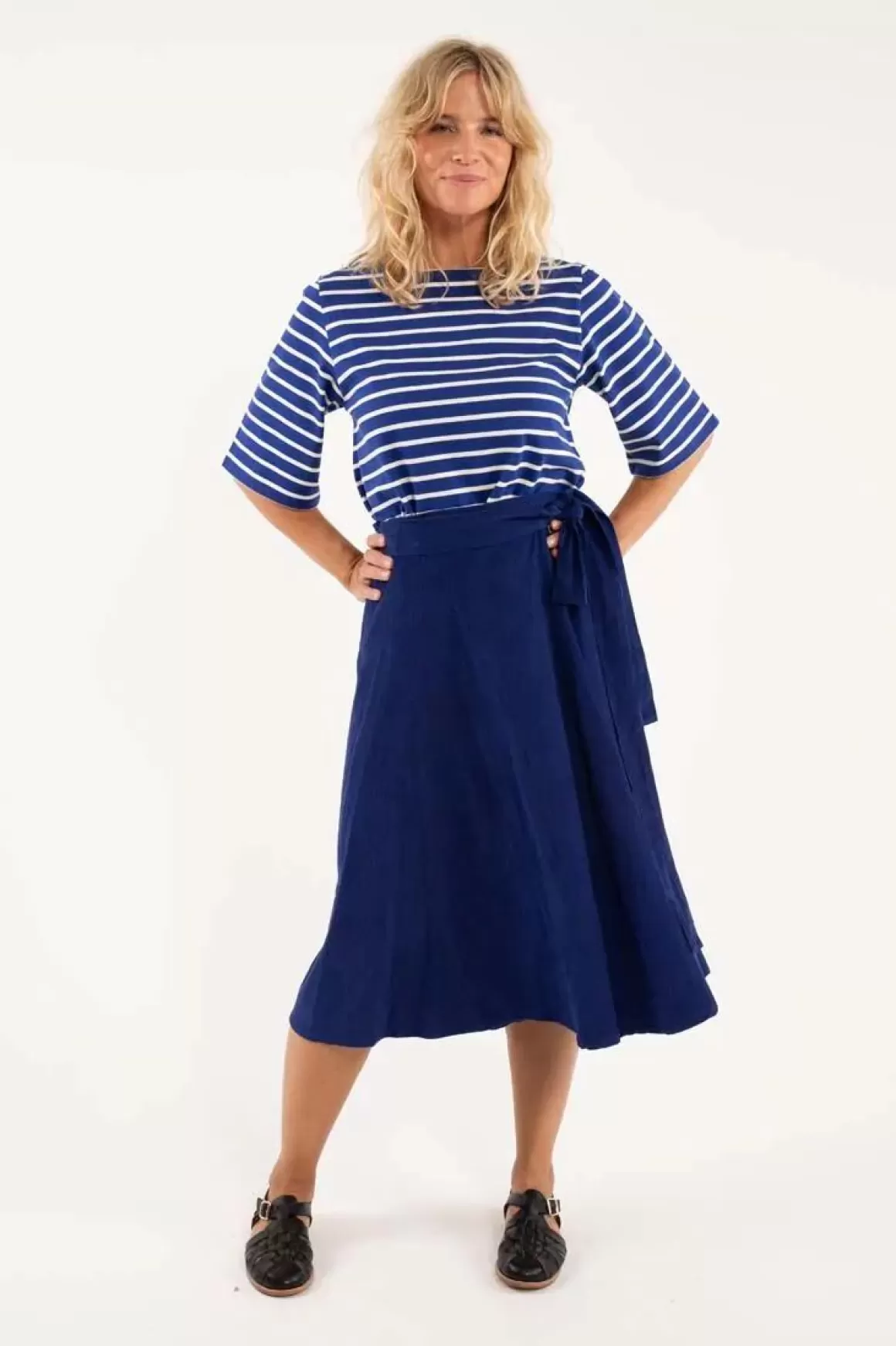 Danefæ Danemikkelsen Cord Skirt Royal Blue Flash Sale