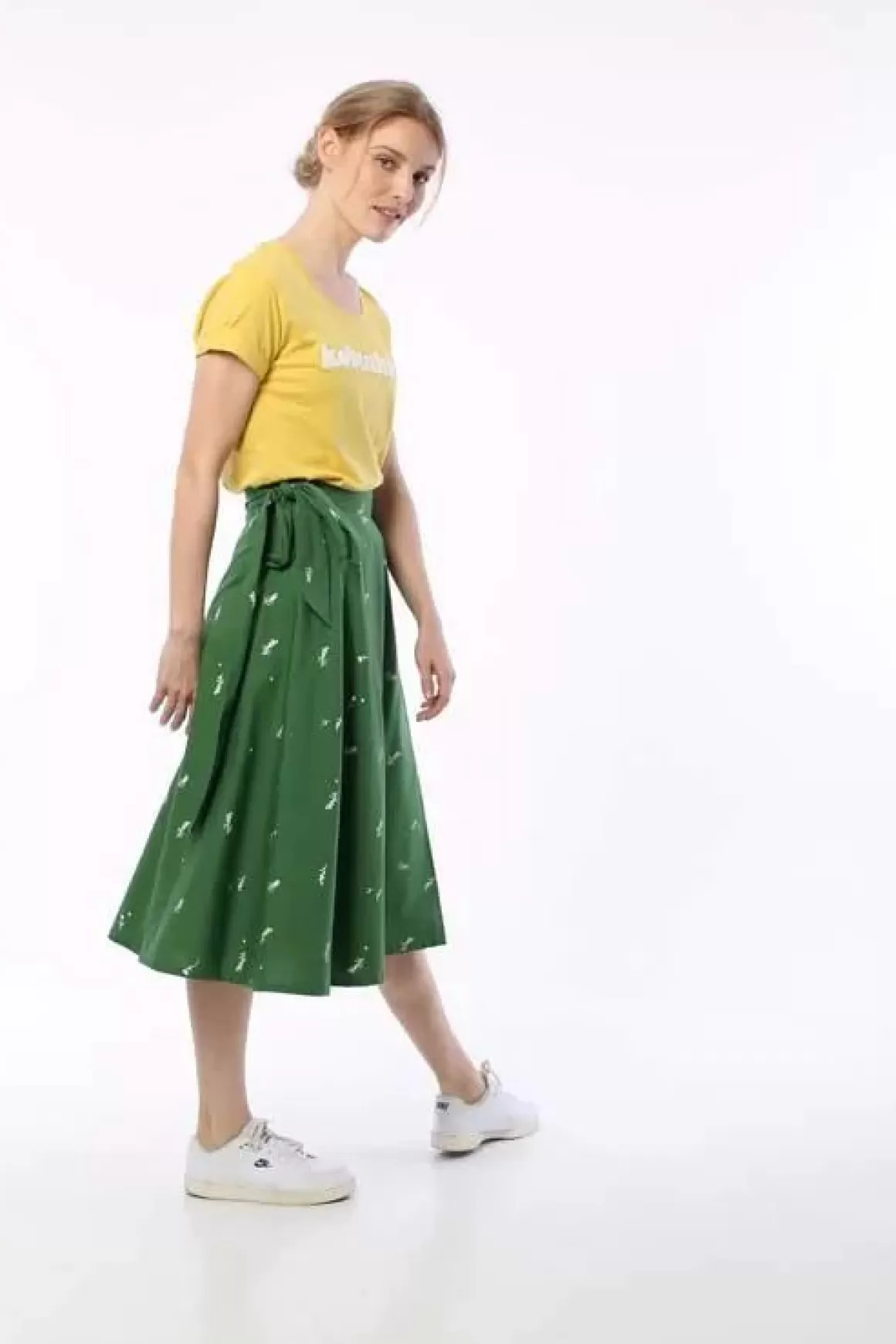 Danefæ Danemikkelsen Poplin Skirt Cactus Markblomst Fashion