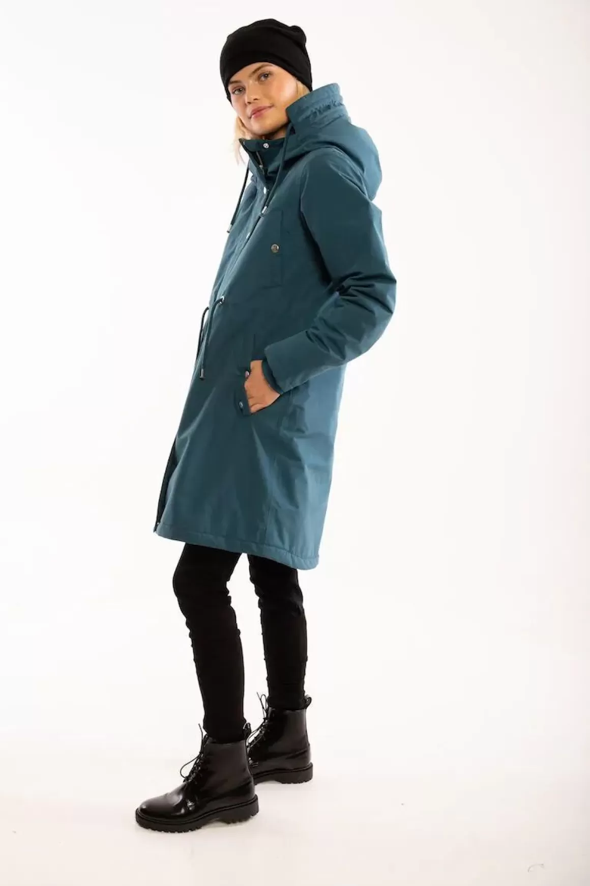 Danefæ Danenora Winter Parka Dusty Blue Best Sale