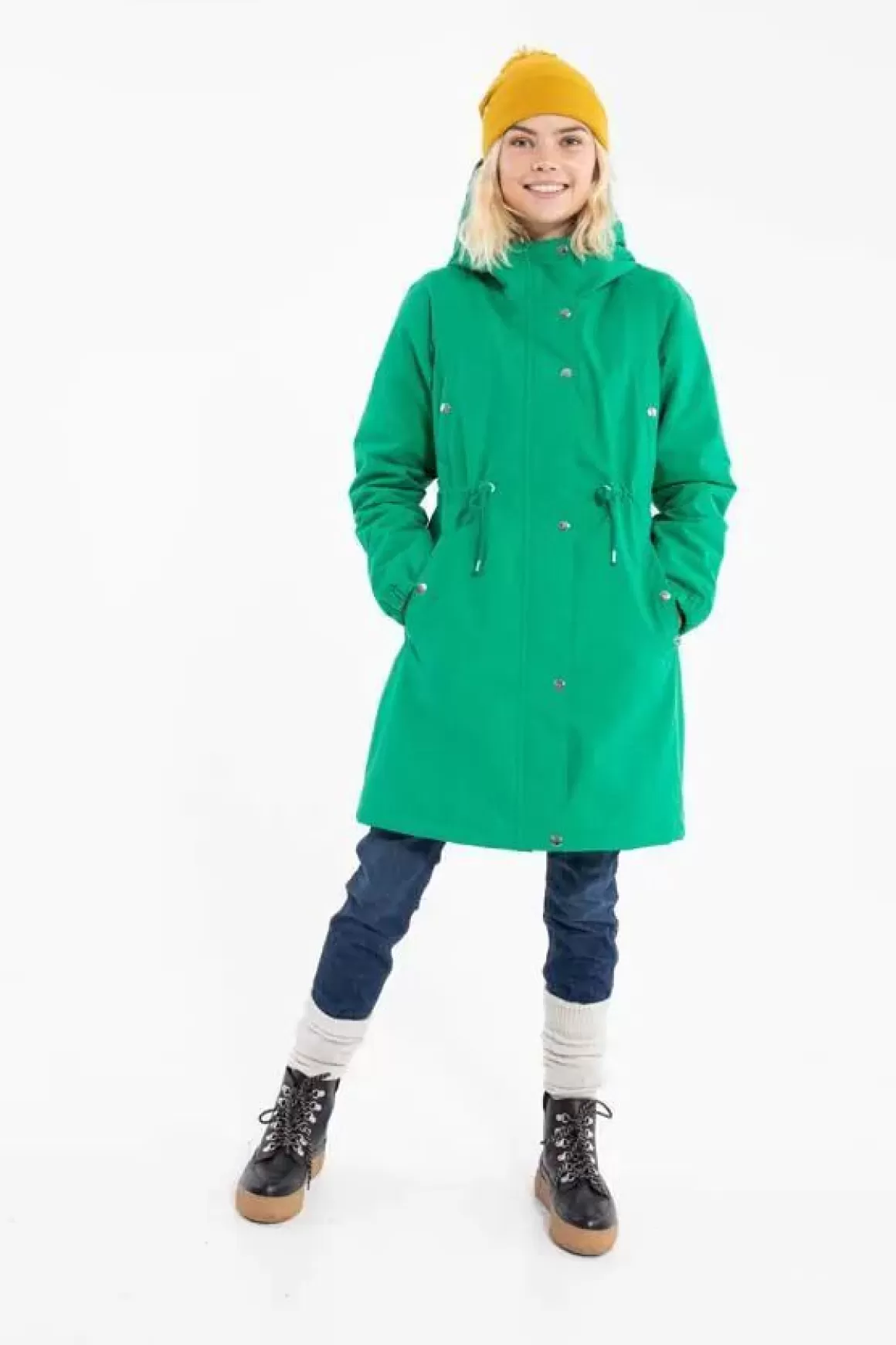 Danefæ Danenora Winter Parka Green New