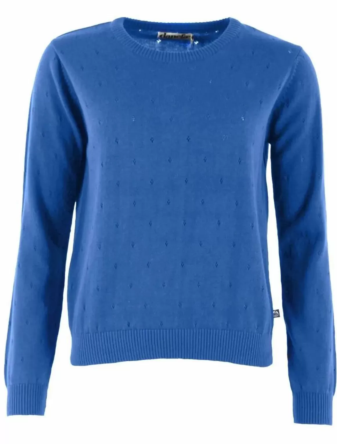 Danefæ Danepearly Hole Knit Sweater Blue Flash Sale