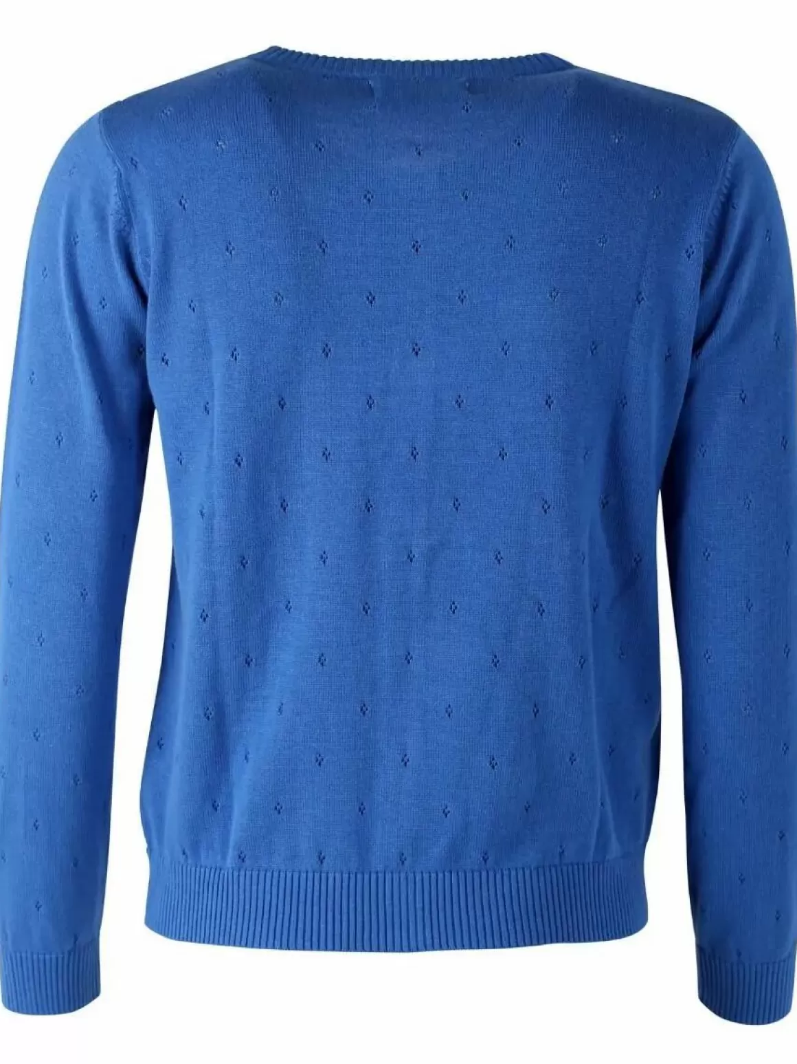 Danefæ Danepearly Hole Knit Sweater Blue Flash Sale