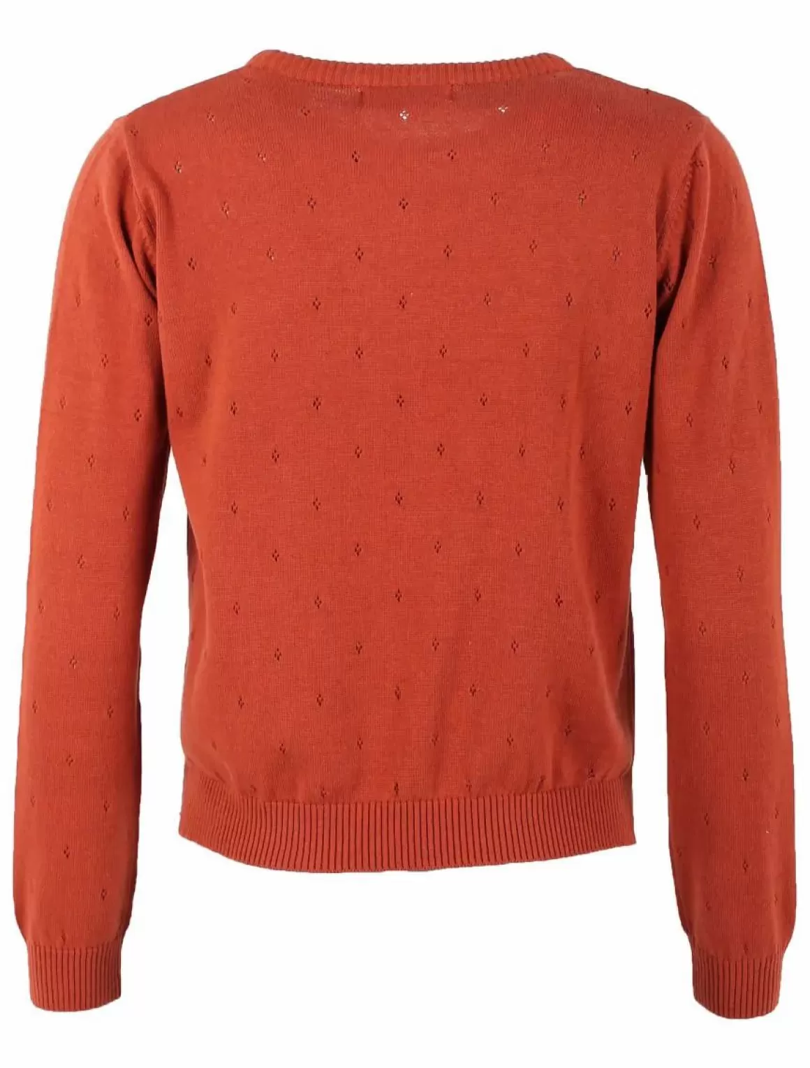 Danefæ Danepearly Hole Knit Sweater Rust Store