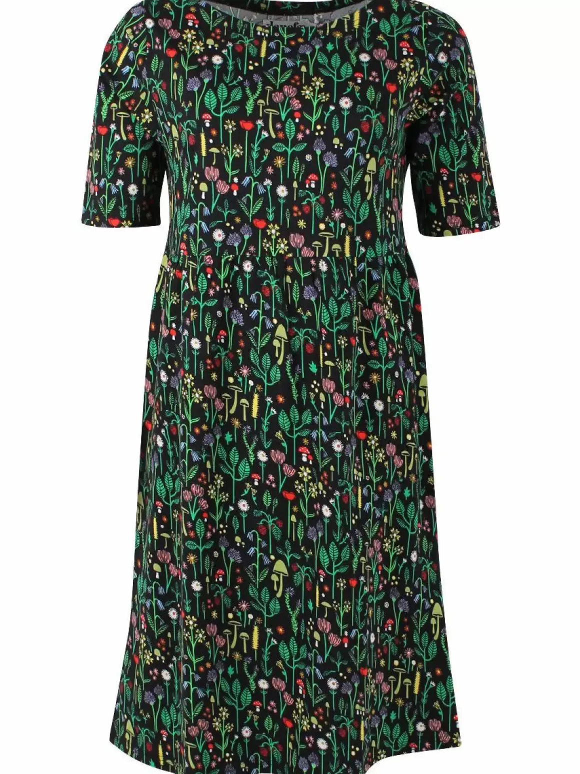 Danefæ Danepoppy Dress Black Botanical Flash Sale