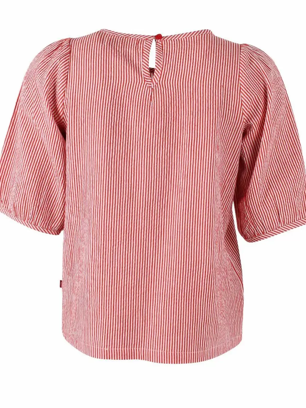 Danefæ Daneprosecco Searsucker Shirt Bright Red/Chalk Fashion