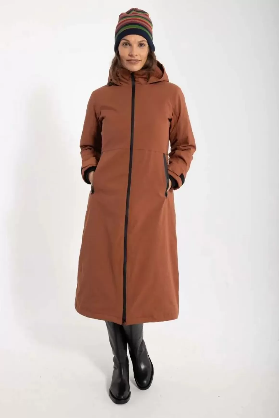 Danefæ Danesandur Winter Coat Brick Flash Sale