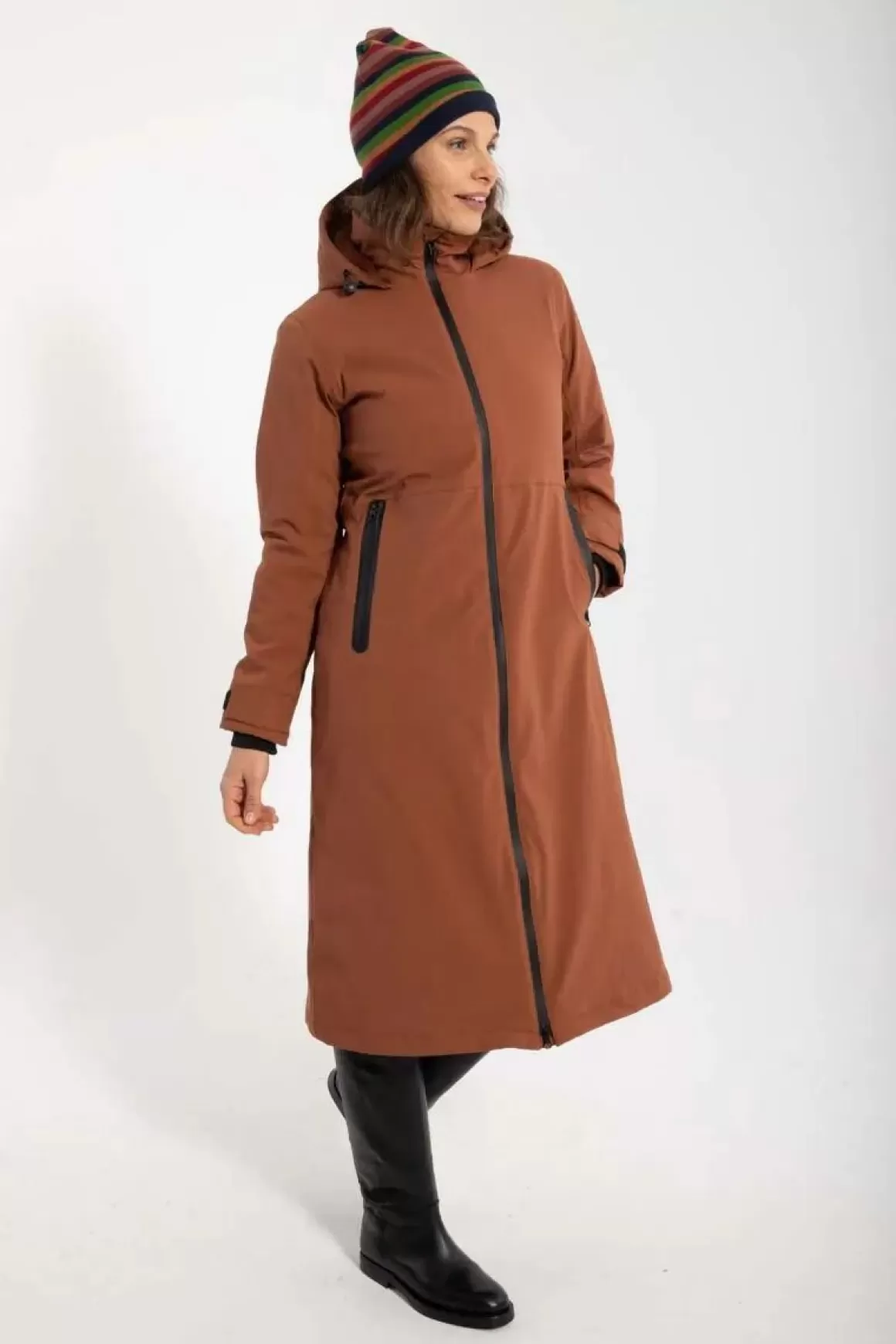 Danefæ Danesandur Winter Coat Brick Flash Sale