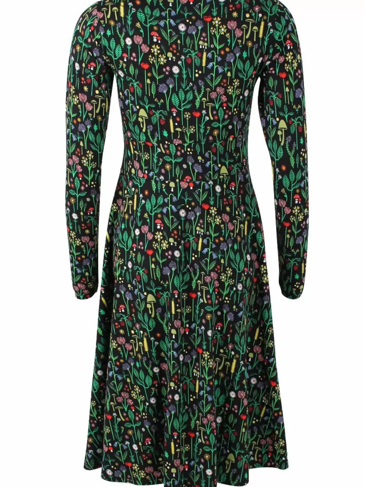 Danefæ Danesigrid Cotton Dress Black Botanical Best