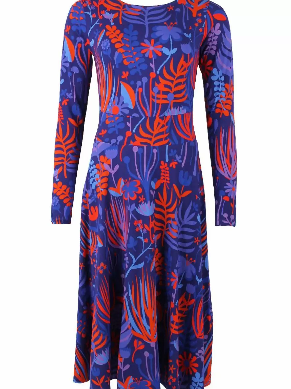 Danefæ Danesigrid Viscose Dress Deep Marine Walkabout Fashion