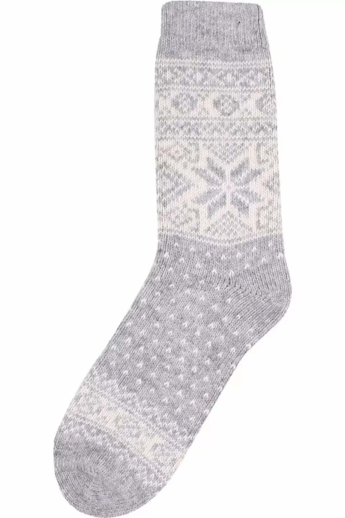 Danefæ Danestay Warm Wool Socks Lt Grey/White Hot