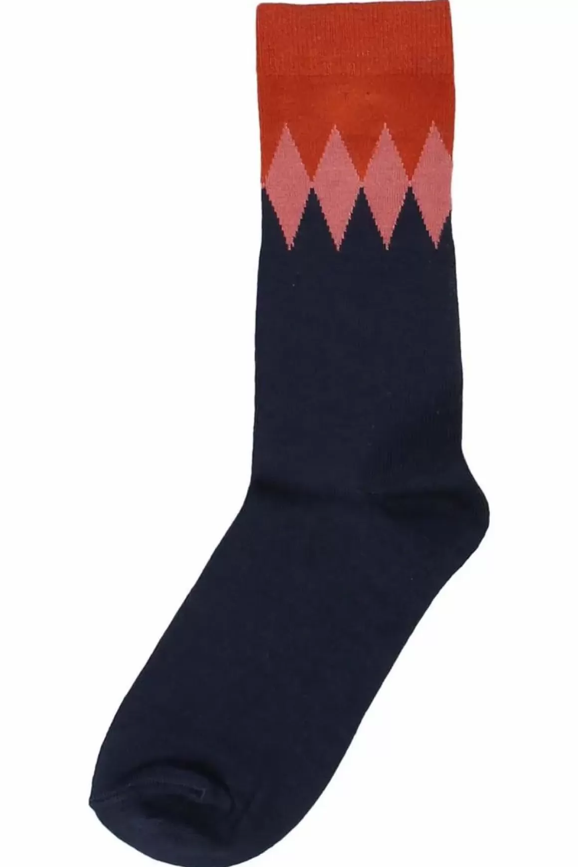 Danefæ Danewalk With Me Socks Dk Navy/Brick Diamonds Sale