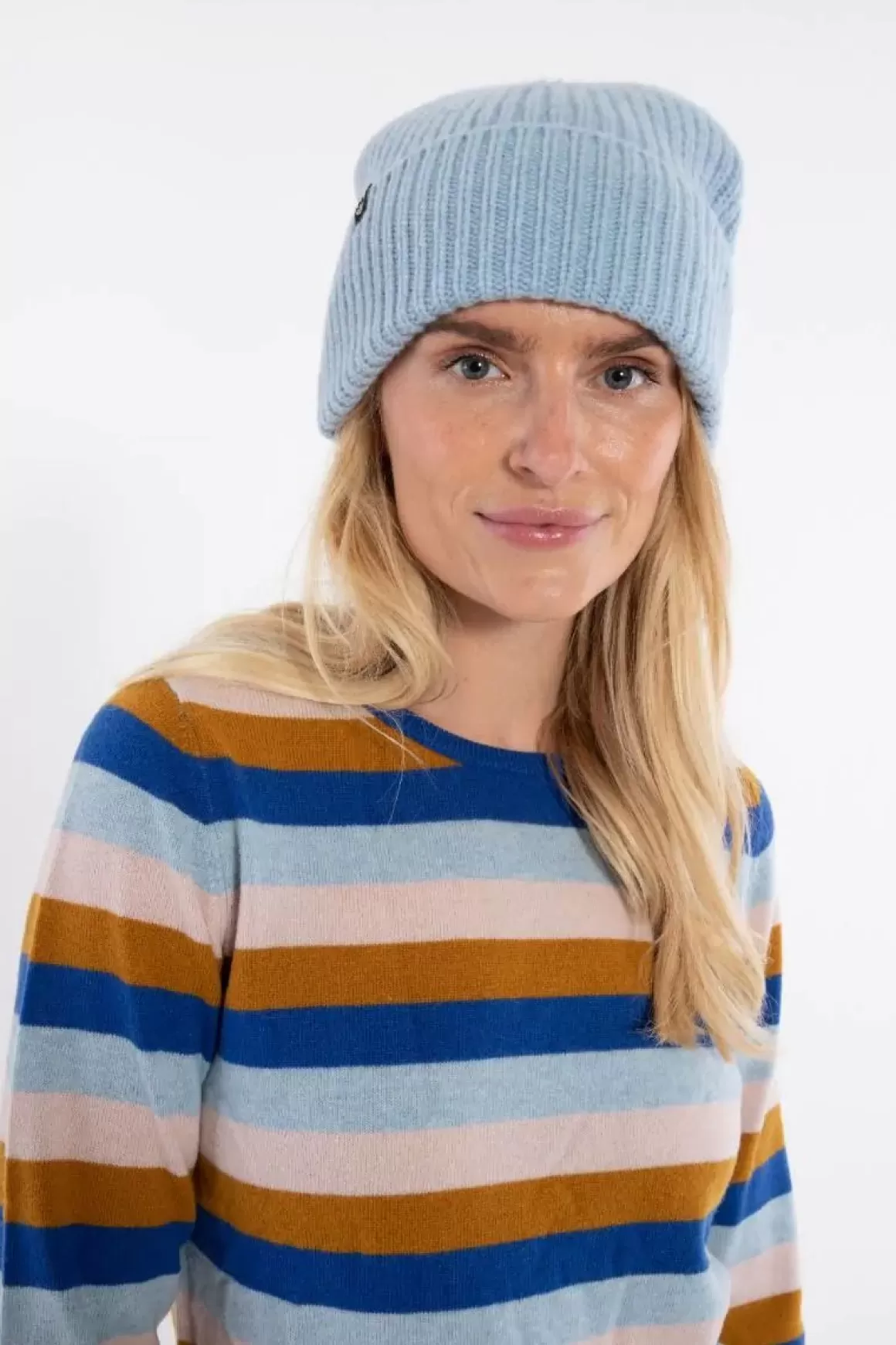 Danefæ Danewarm Thoughts Merino Beanie Light Blue Discount