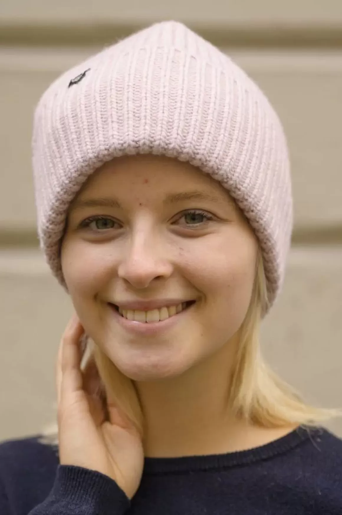 Danefæ Danewarm Thoughts Merino Beanie Powder Pink Online