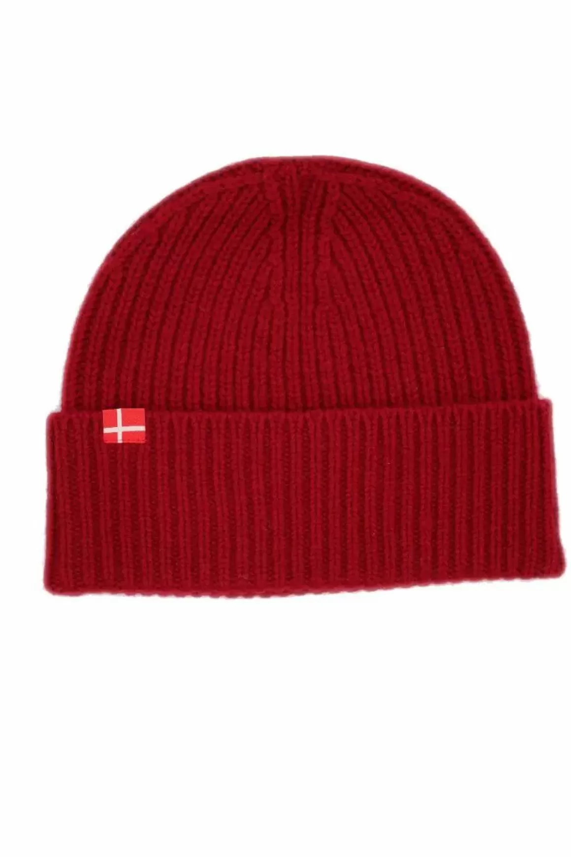 Danefæ Danmark Merino Beanie Dark Red Outlet