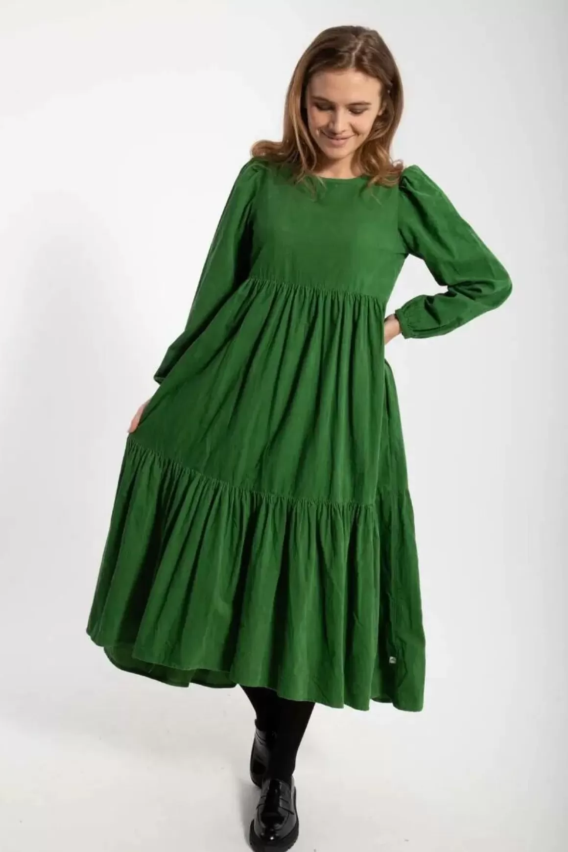 Danefæ Danoktober Cord Dress Fall Jungle Clearance