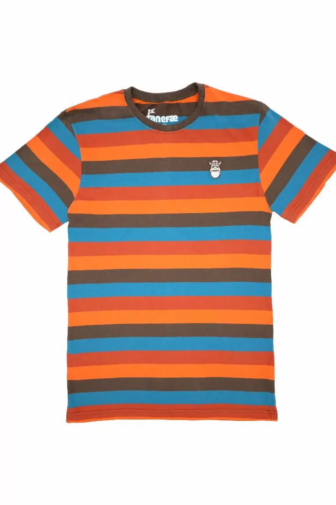 Danefæ Drenge Tee Brown/Orange/Turkis/Rust Shop