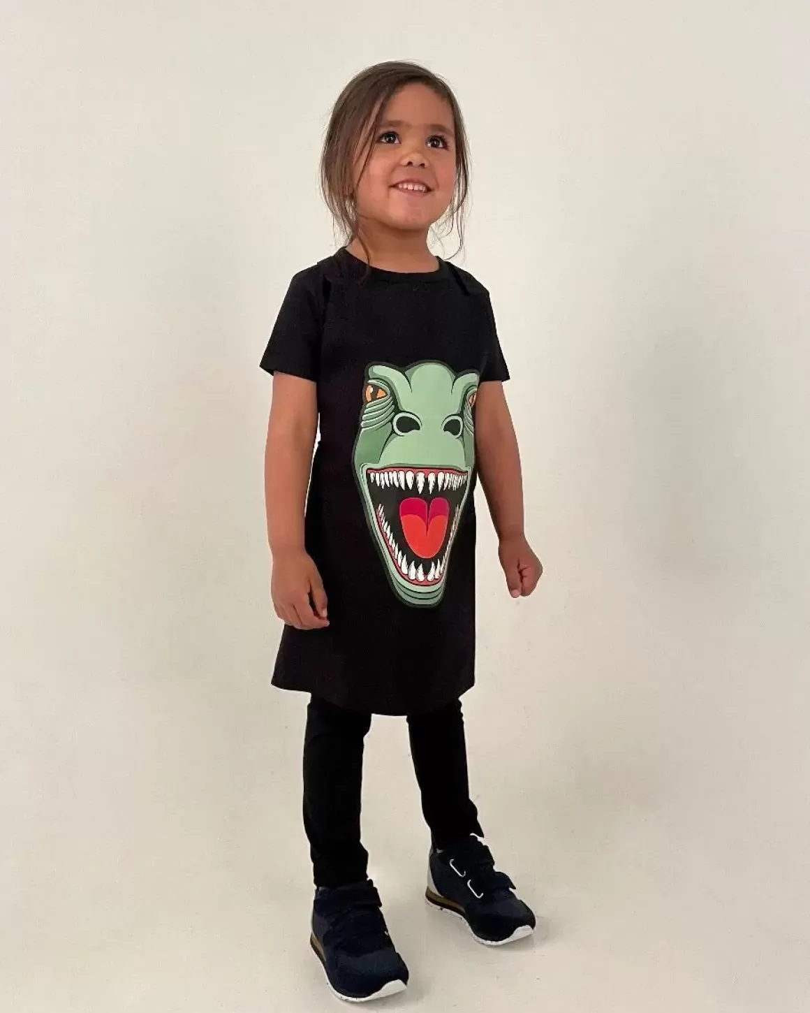 Danefæ Dyr Apron - Kids Black T-Rex Flash Sale