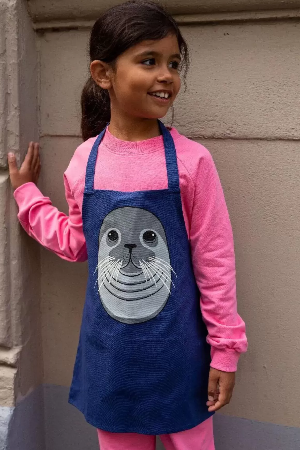 Danefæ Dyr Apron - Kids Navy Sael Best