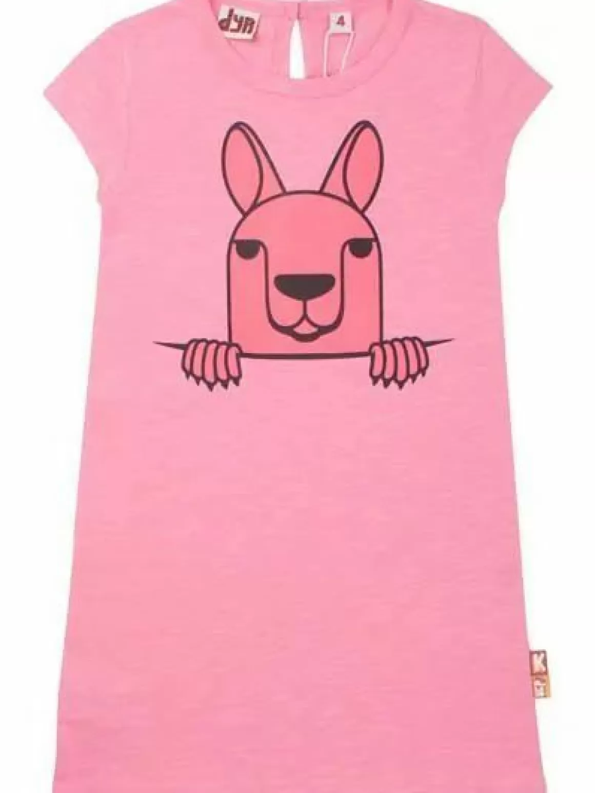 Danefæ Dyraligator Dress Snap Pink Kanguru Cheap