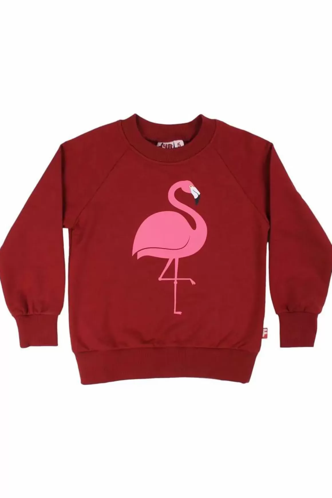 Danefæ Dyrbellow Sweat Dark Red Flamingo Hot