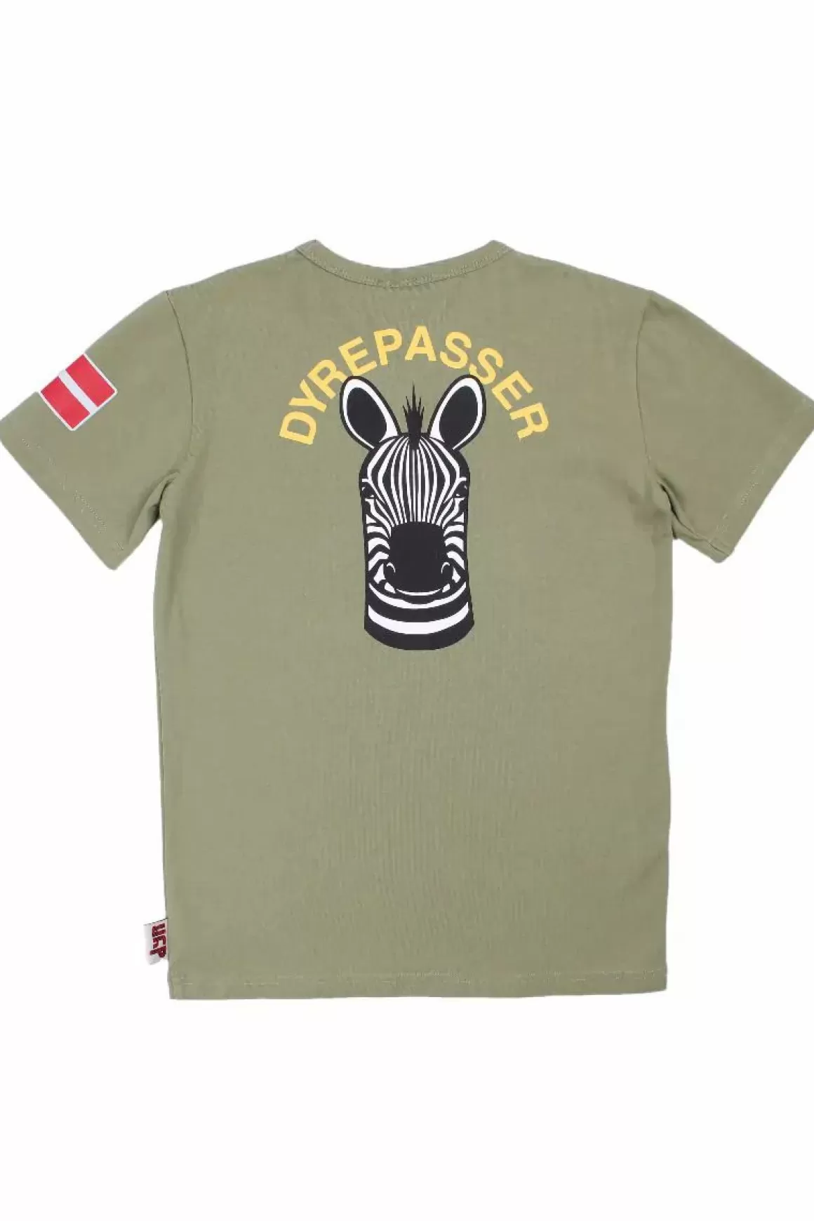 Danefæ Dyrepasser T-Shirt Sage Zebra Outlet