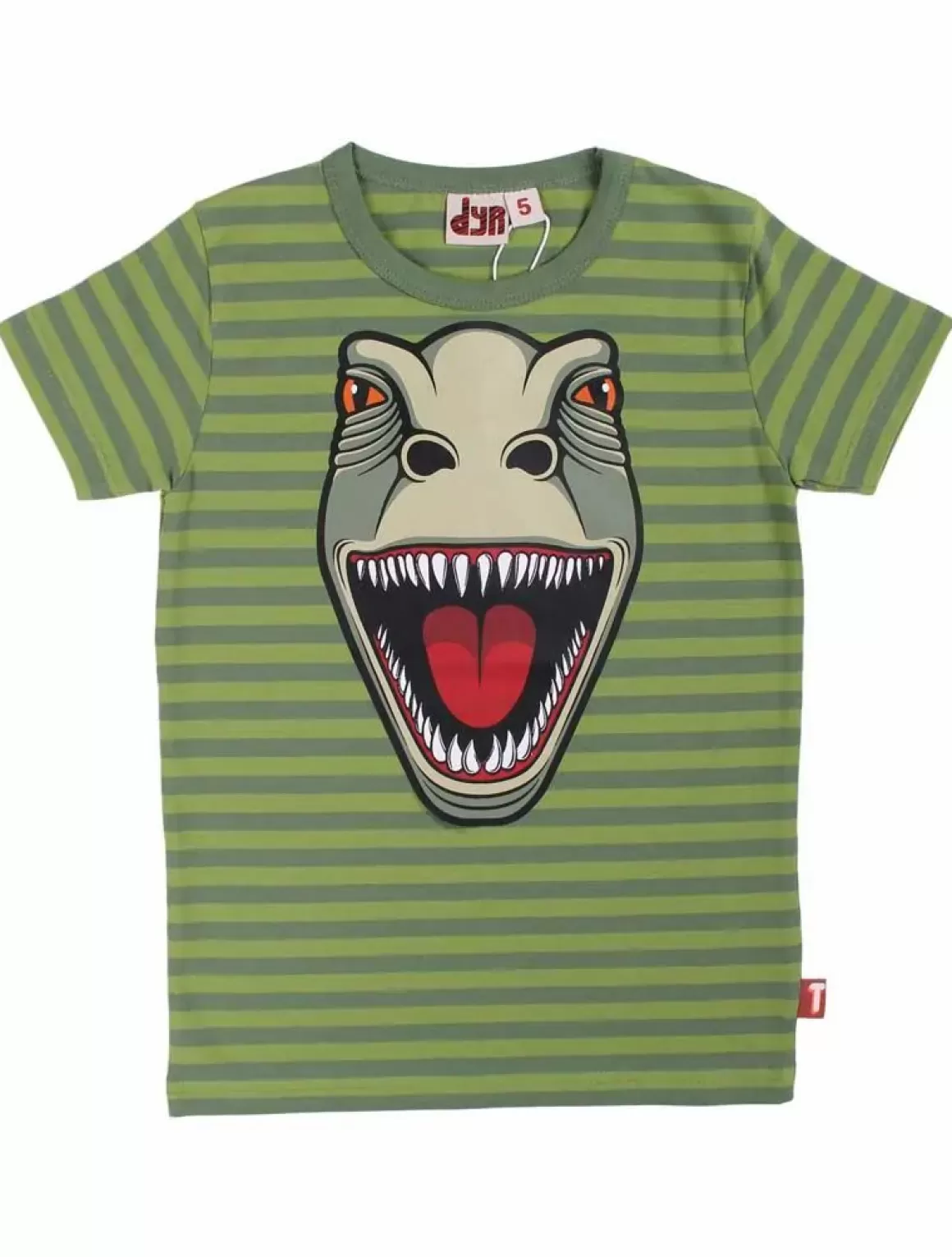 Danefæ Dyrgrowl Tee Aop/Strib Army/Olive T-Rex Online